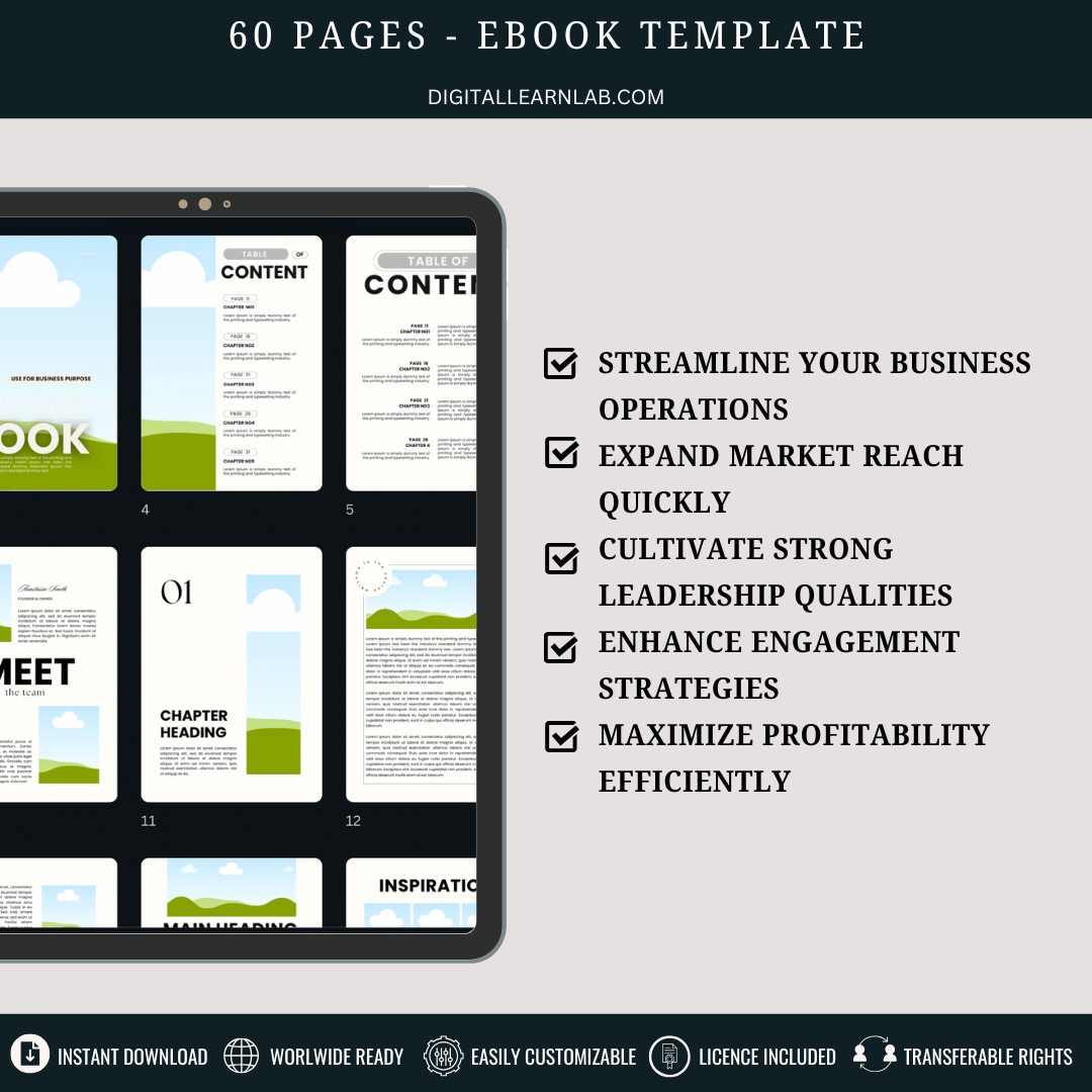 Digital Product Templates