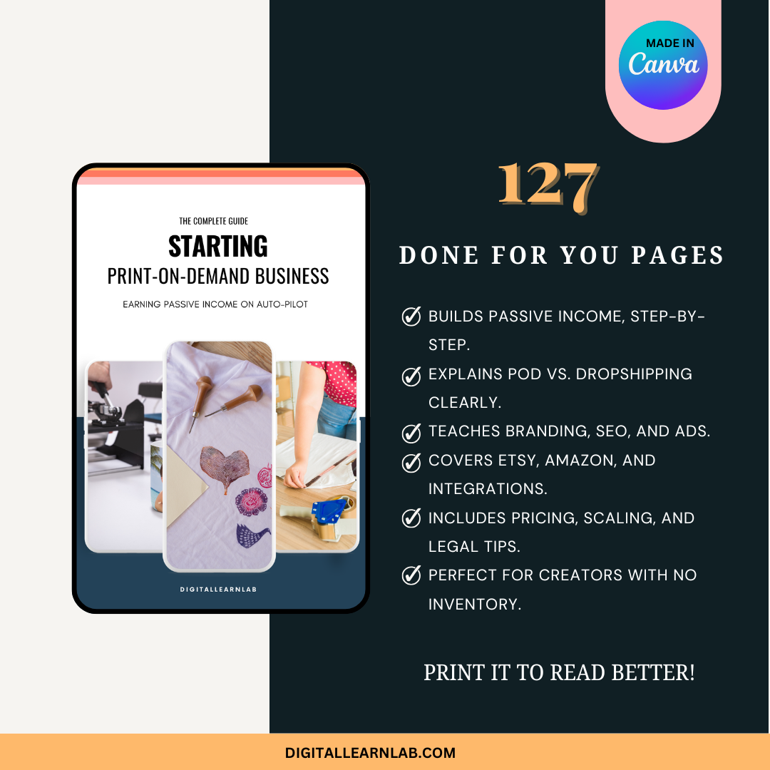 The Print-on-Demand Business Blueprint