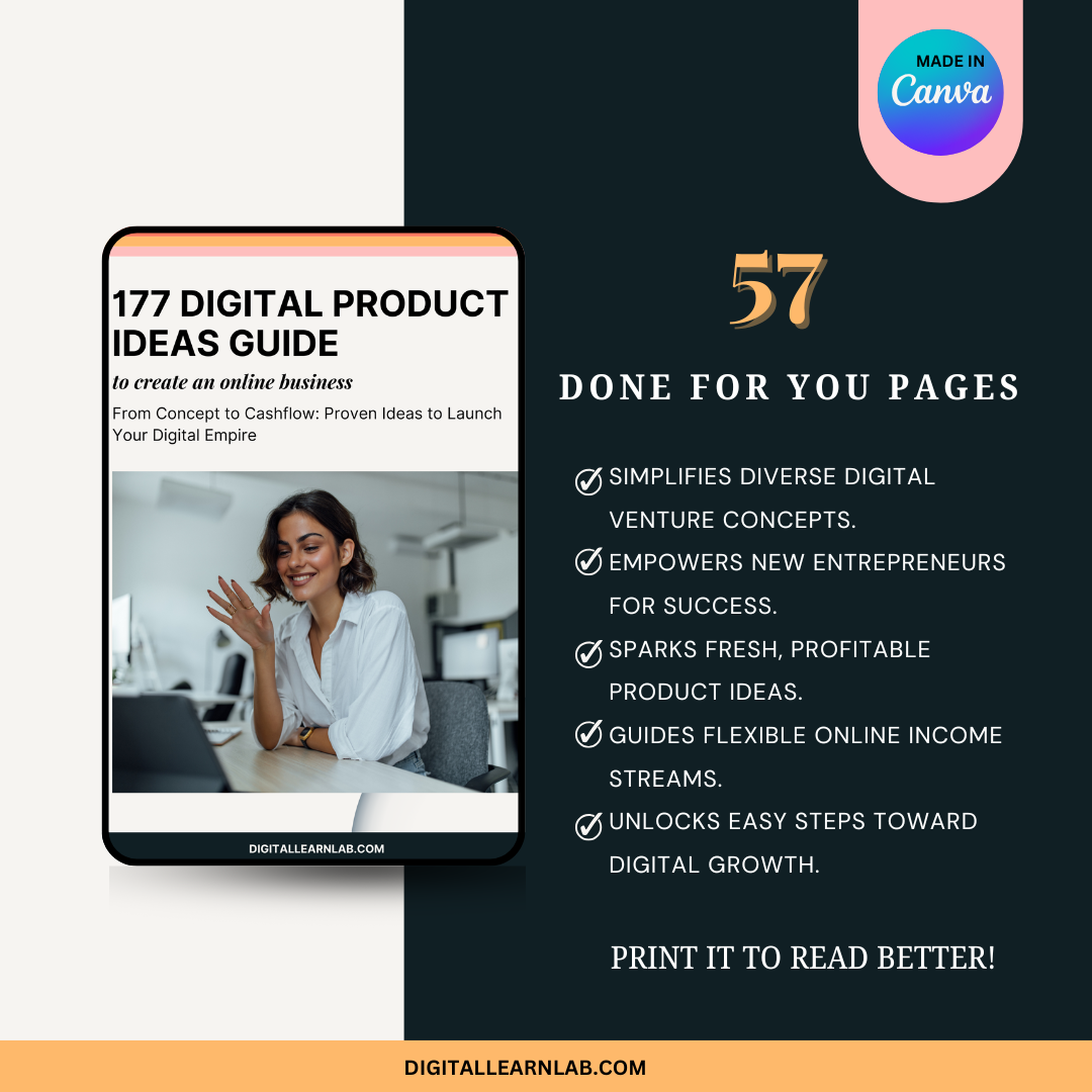 170+ Digital Product Ideas Guide
