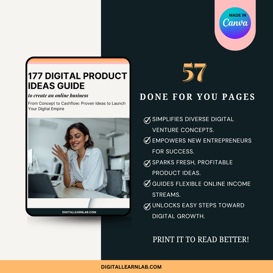 170+ Digital Product Ideas Guide