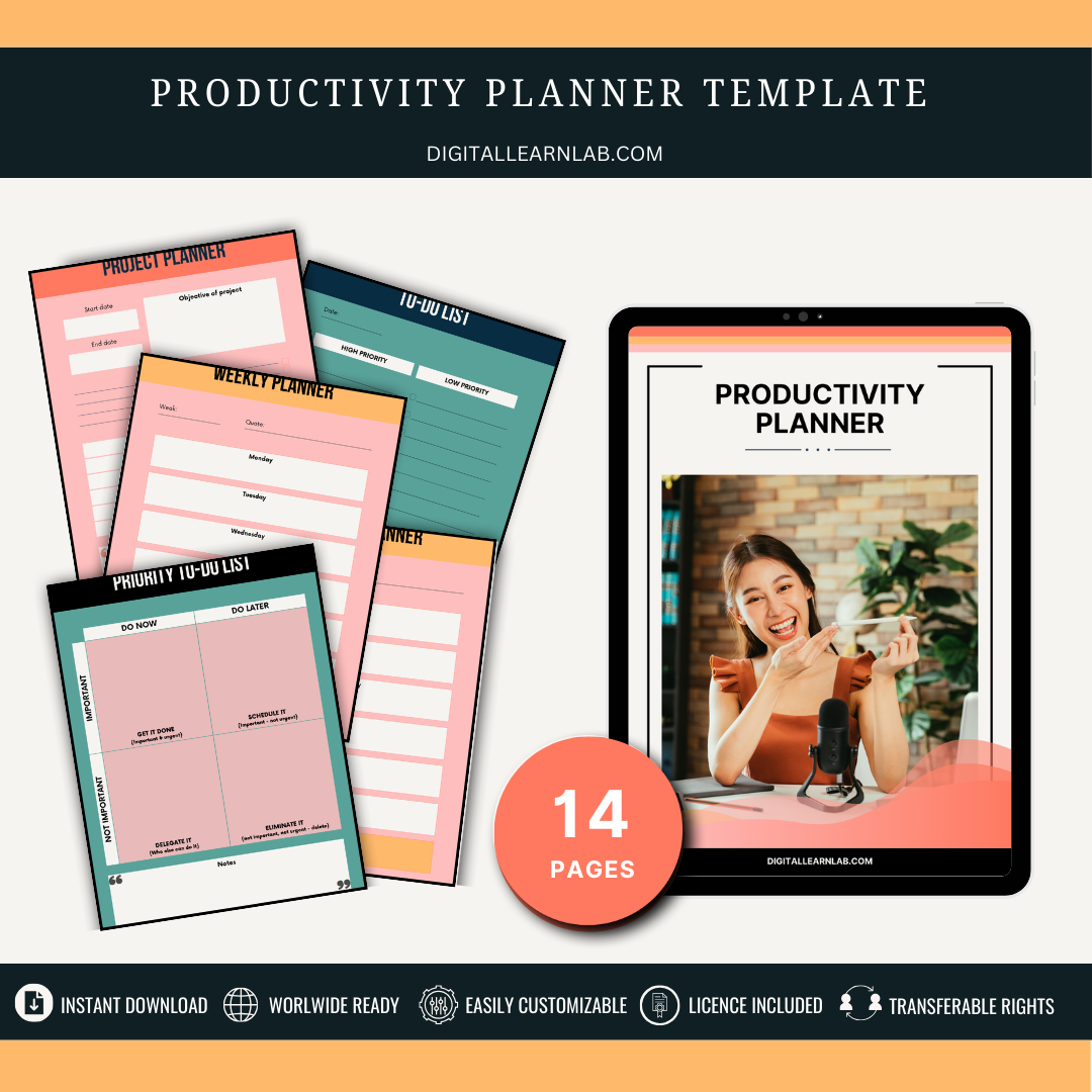 5-Day Productivity Planner Creator
