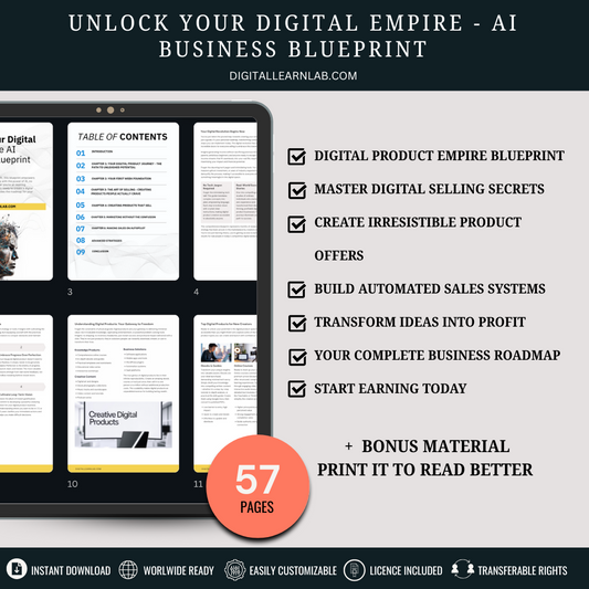 Unlock Your Digital Empire - AI Business Blueprint