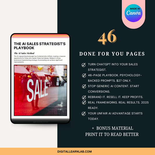 AI Sales Strategist’s Playbook