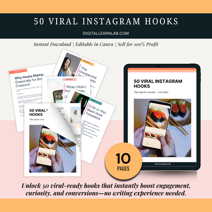 50 Viral Instagram Hooks That Spark Curiosity and Get Clicks