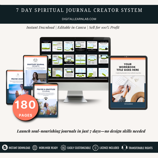 7-Day Spiritual Journal Creator Kit