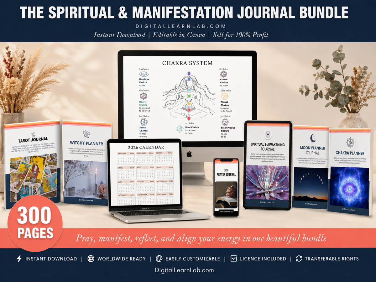 Spiritual & Manifestation Journal Bundle