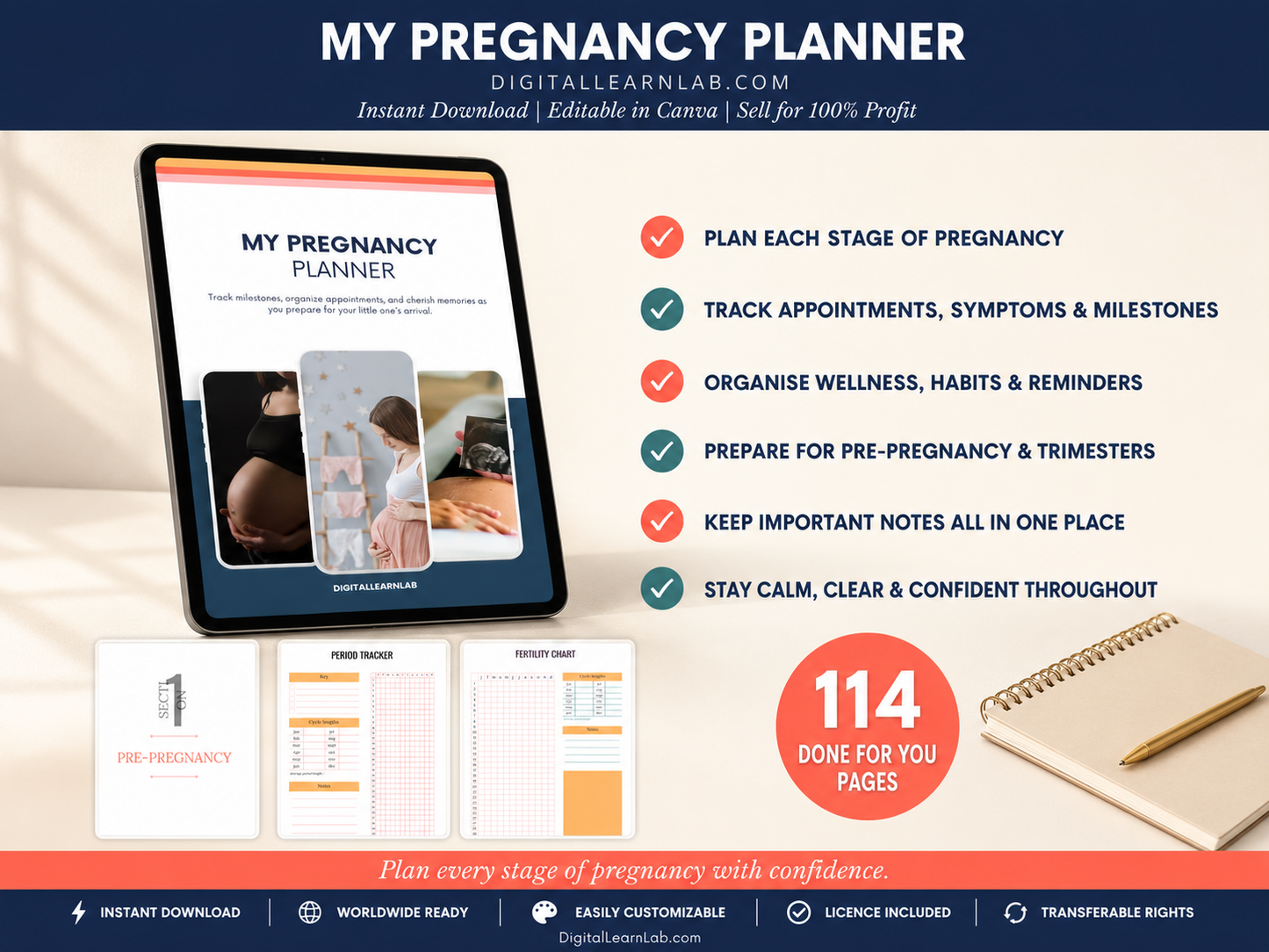 Pregnancy & New Mom Essentials Pack