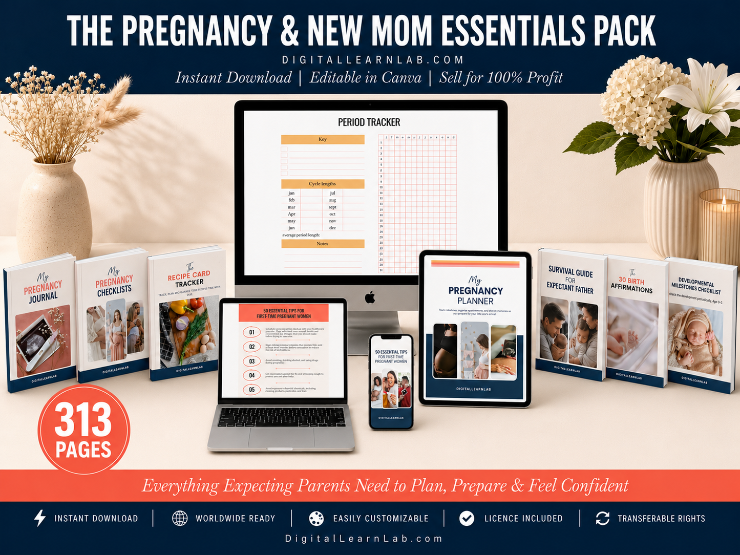 Pregnancy & New Mom Essentials Pack