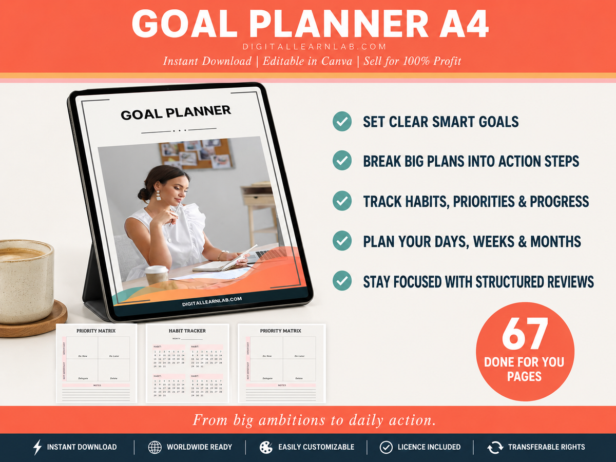 Productivity & Goal Setting System Bundle