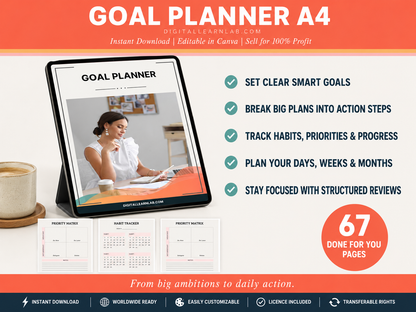 Productivity & Goal Setting System Bundle