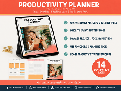 Productivity & Goal Setting System Bundle