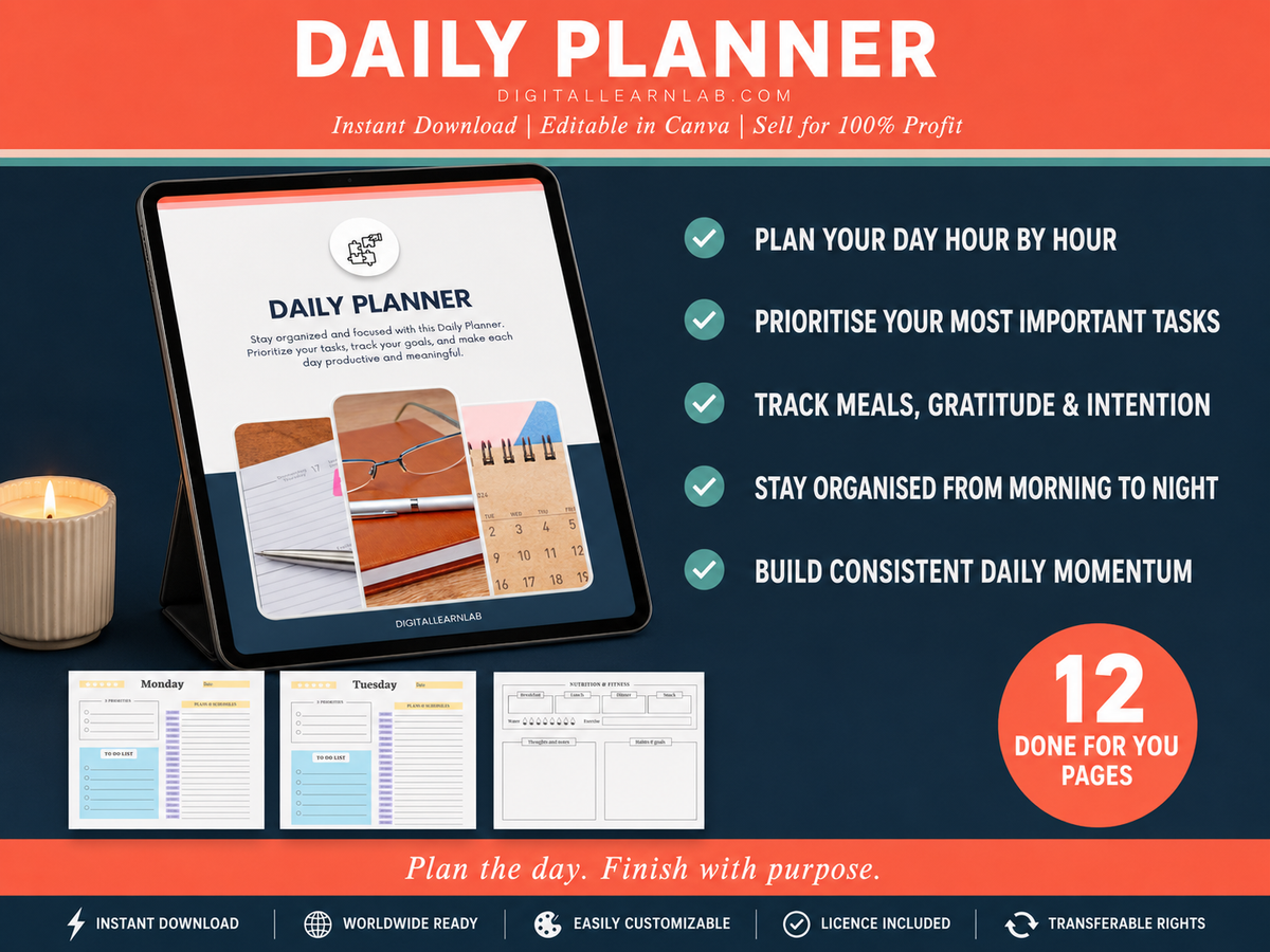 Productivity & Goal Setting System Bundle
