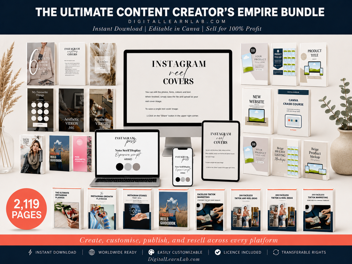 Ultimate Content Creator's Empire Bundle