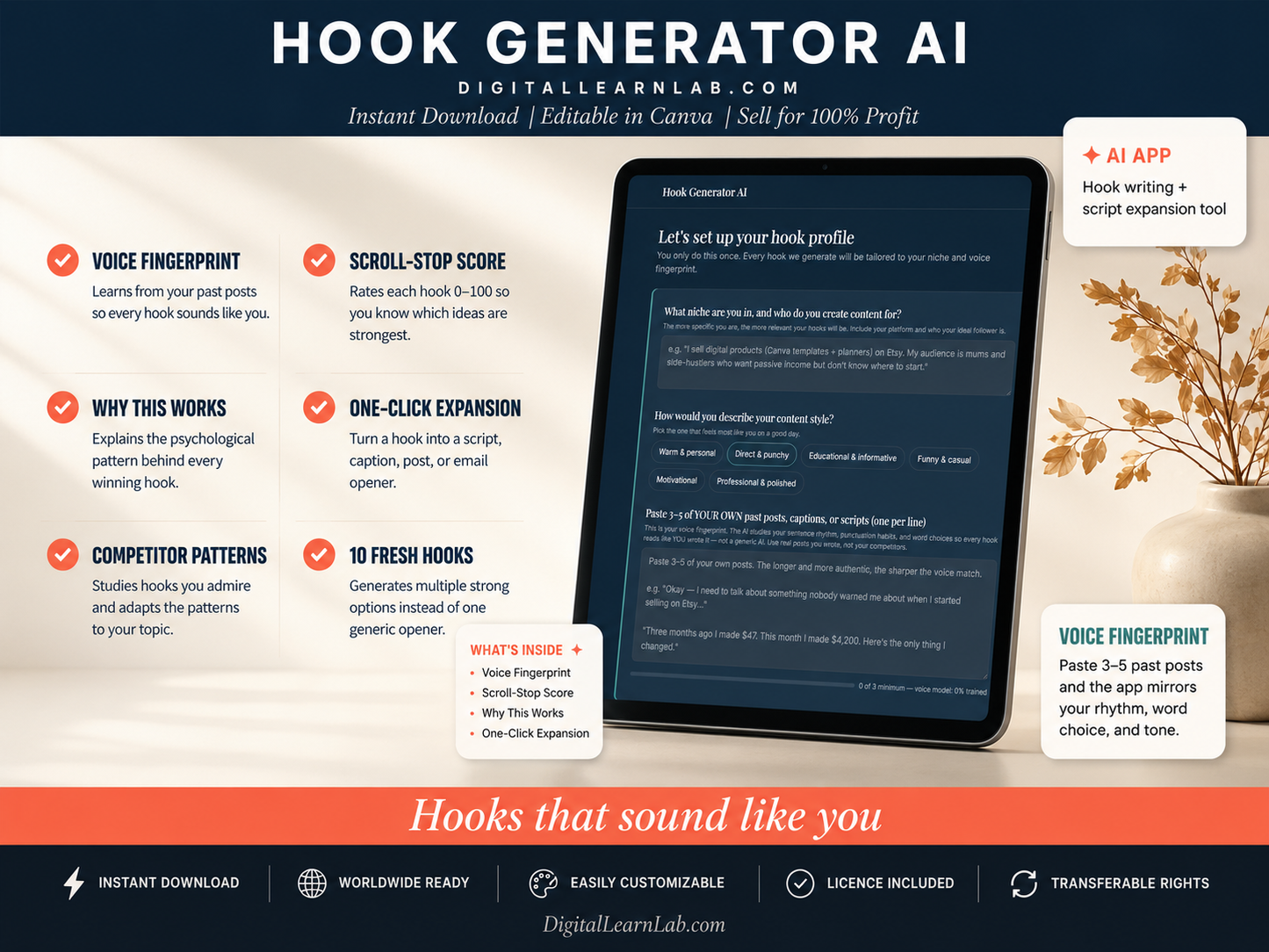 Hook Generator AI