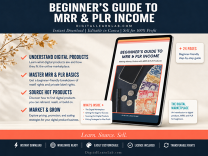 Beginner's Guide to MRR & PLR Income (48-Page Complete Edition)