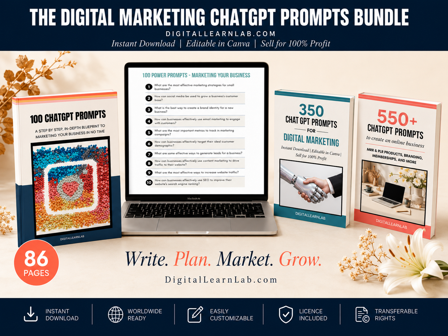 The Complete ChatGPT Marketing Prompt Vault (1,000+ Prompts Bundle)
