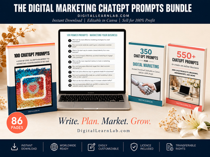 The Complete ChatGPT Marketing Prompt Vault (1,000+ Prompts Bundle)