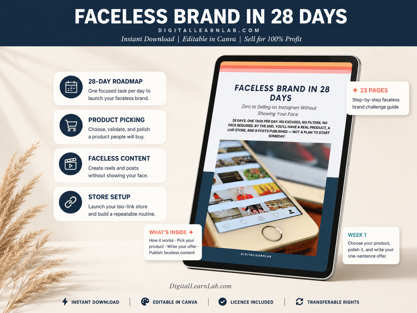 Faceless Brand in 28 Days