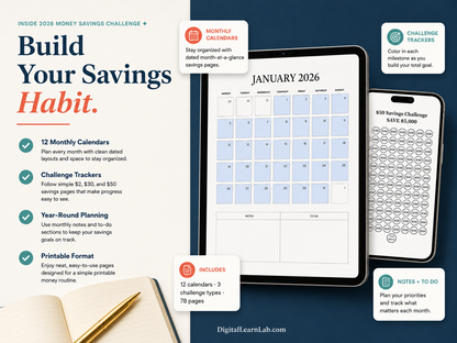 2026 Money Savings Challenge