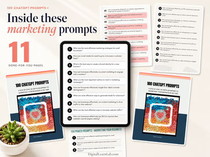 100 ChatGPT Prompts for Marketing Your Business