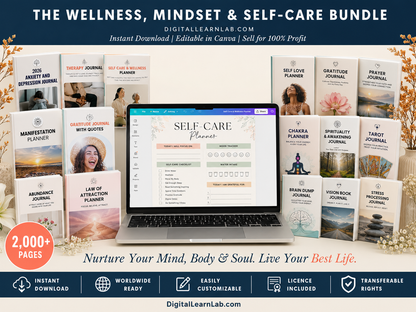 136+ Planner, Journal & Tracker Mega Bundle