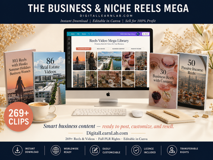 Aesthetic & Faceless Reels Video Mega Bundle
