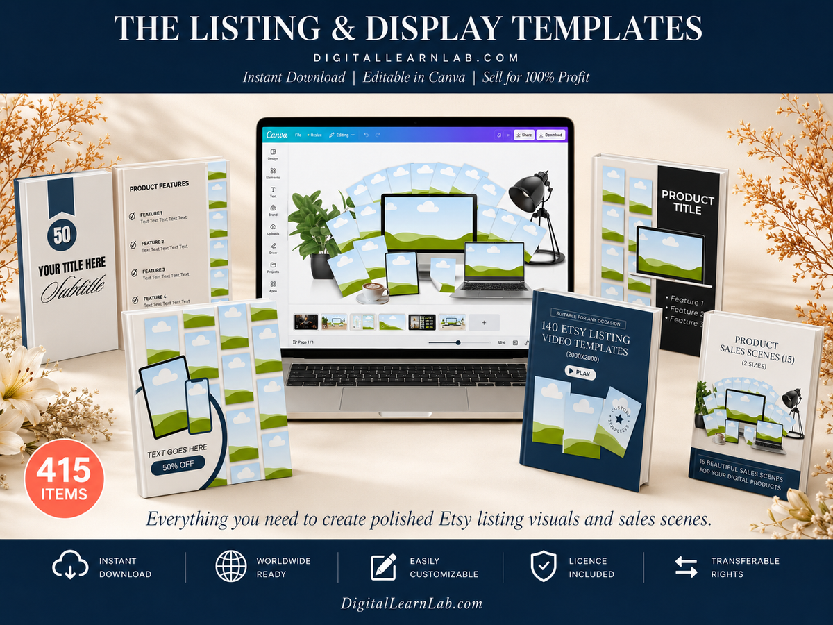 Etsy Seller Template Mega