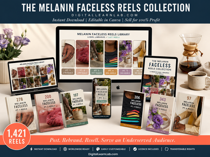 Faceless Marketing & Melanin Reels Mega