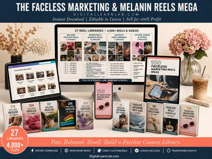 Faceless Marketing & Melanin Reels Mega