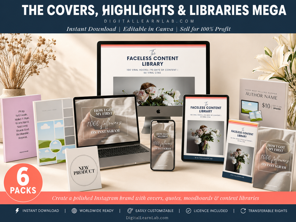 Instagram Carousel and Templates Mega Bundle