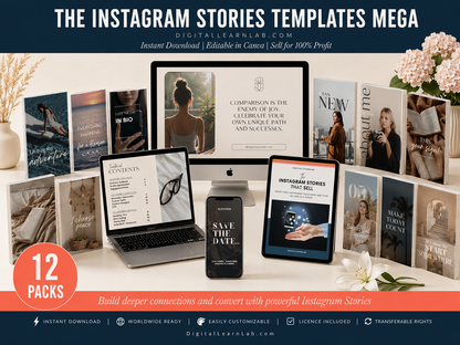 Instagram Carousel and Templates Mega Bundle