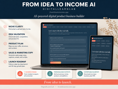From Idea to Income AI