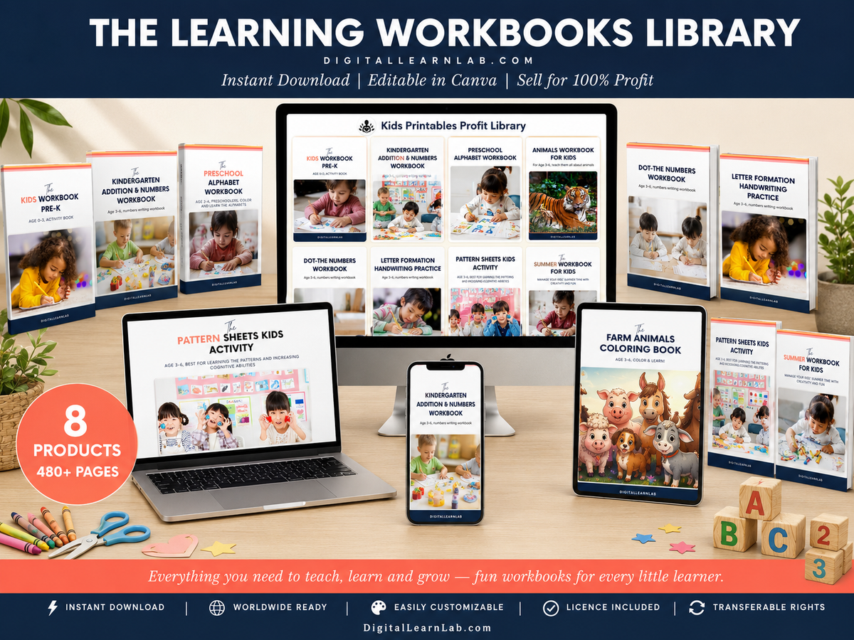 Kids & KDP Printables Profit Library