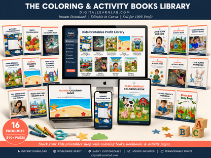 Kids & KDP Printables Profit Library