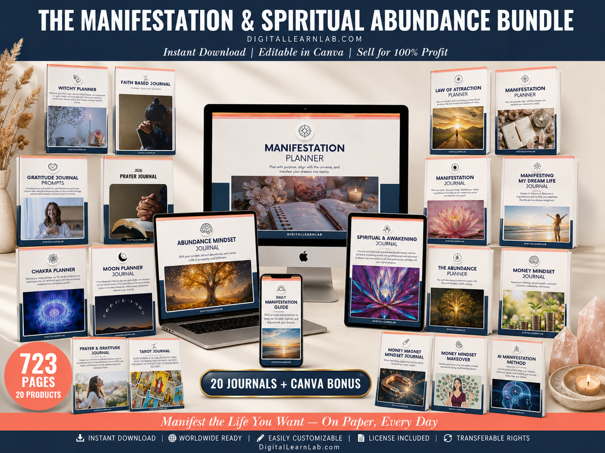Manifestation & Spiritual Abundance Bundle