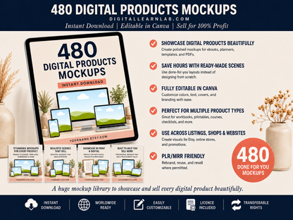 Digital Product Mockup System