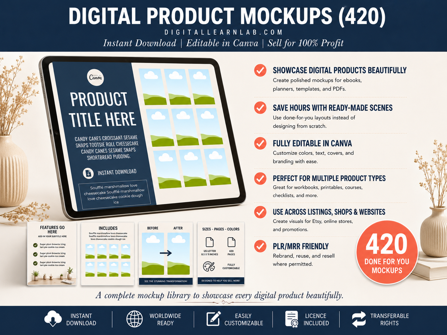 Digital Product Mockup System