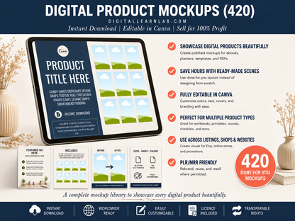 Digital Product Mockup System