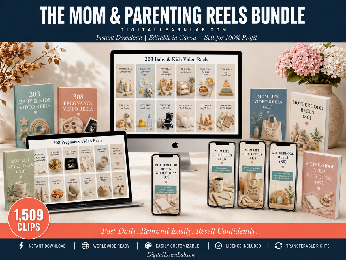 Mom & Parenting Reels Bundle