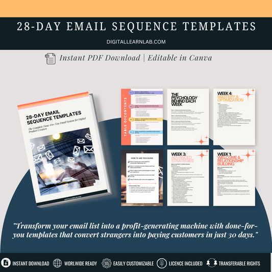 28 Day Email Sequencing Template