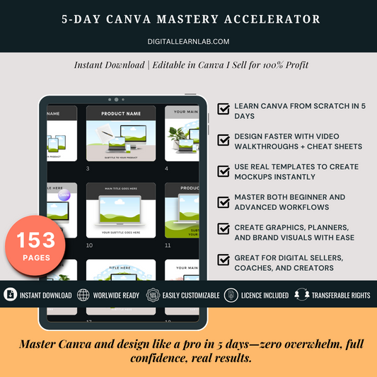 5-Day Canva Mastery Accelerator
