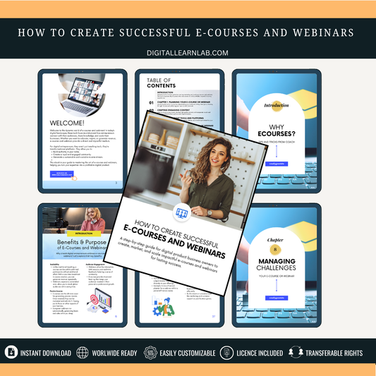 How to create Successful E-Courses and Webinars