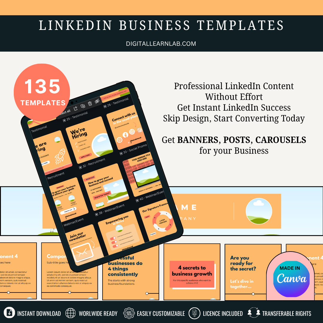 LinkedIn Template Business Bundle