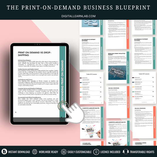The Print-on-Demand Business Blueprint